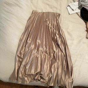 Zara Pleated MIDI Skirt Size XS